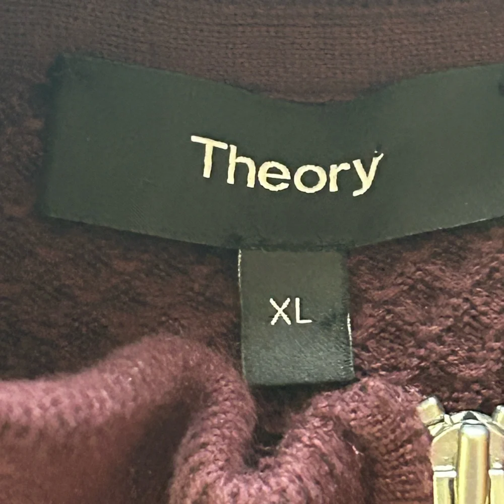 Theory Udeval Breach Puckered Waffle Knit Long Sleeve Full Zip Sweater Jacket